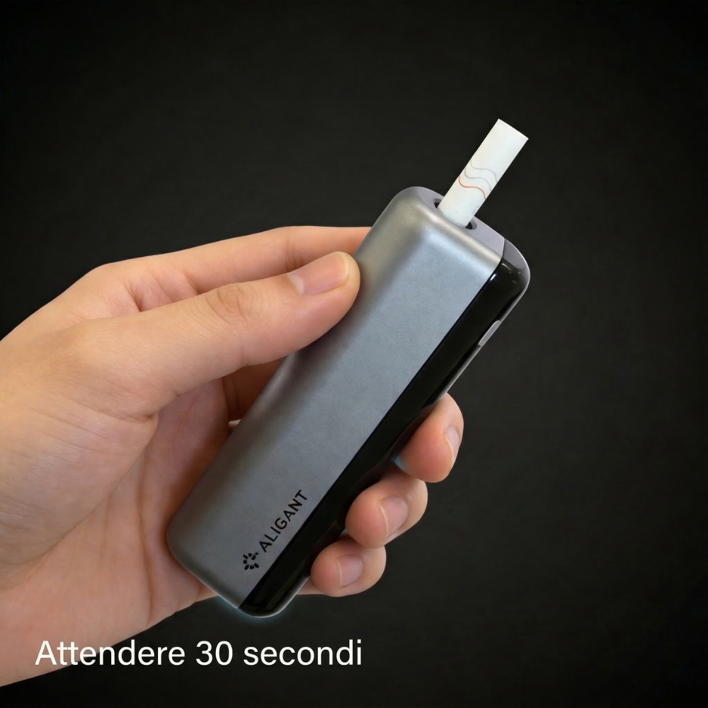 ALIGANT Step 3: Attendi e Gusta Vapore