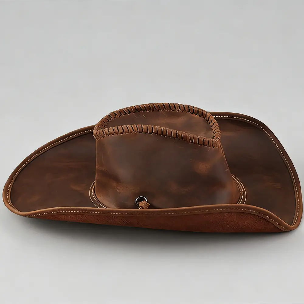 Genuine Leather Sun Hat--KissLila