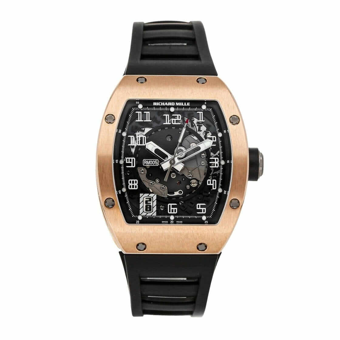 richard-mille-felipe-massa-rose-gold-black-rubber-replica-watch