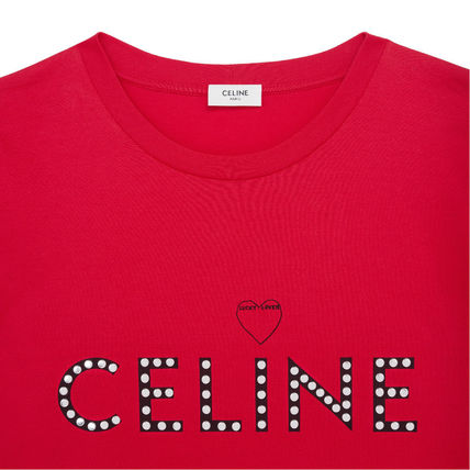 CELINE Tシャツカットソー 【CELINE】サラ ユキコ モン*コラボレーション ルーズTシャツ(5)