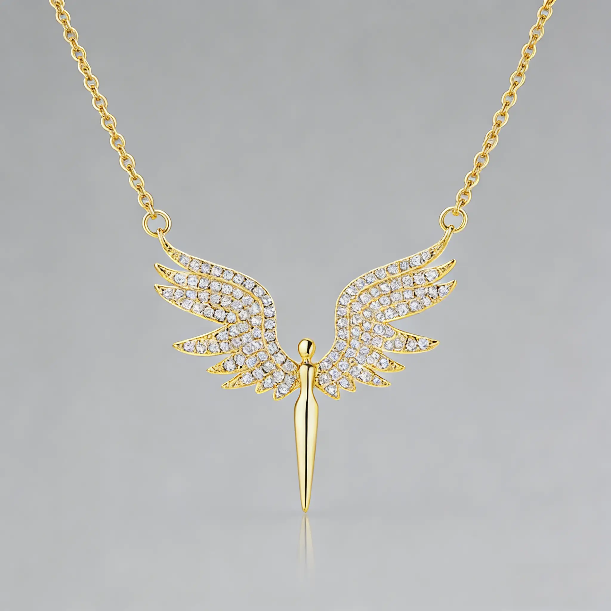 Angel Wings Necklace-mysite-KissLila