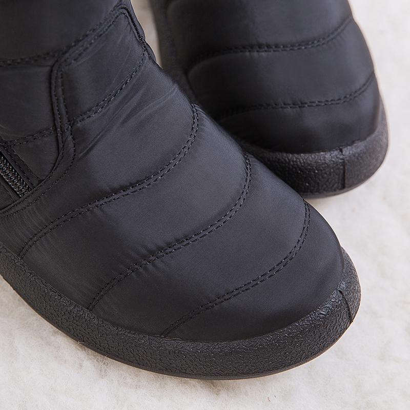 Womens Warm Fur Lined Winter Snow Boots Waterproof Ankle Boots Outdoor Booties Comfortable Shoes for Women