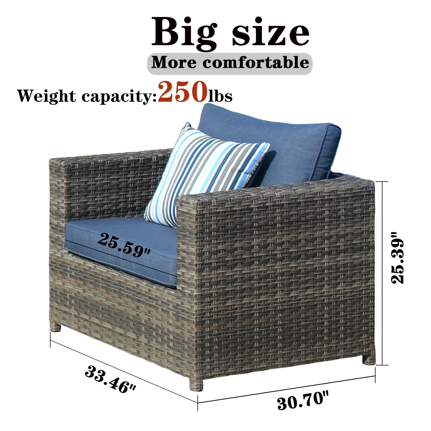 Ovios Patio Furniture Set King 12-Piece