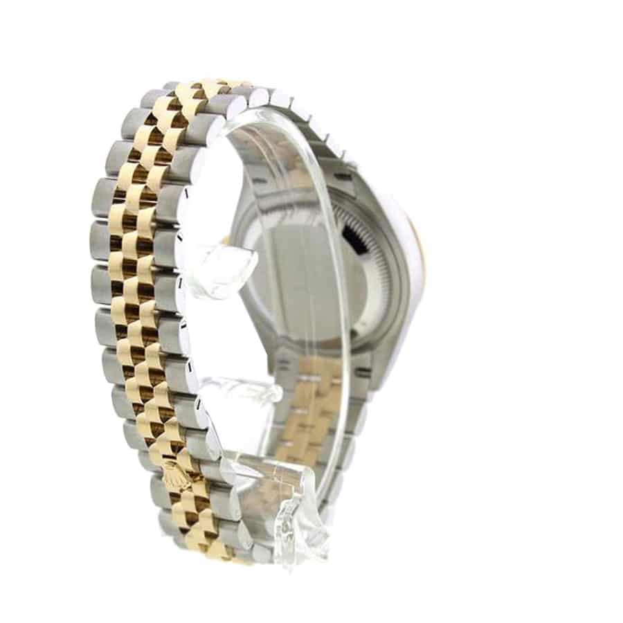 rolex datejust 28mm 279383rbr yellow gold automatic champagne diamond dial jubilee replica