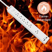 extension cord 10 ft white