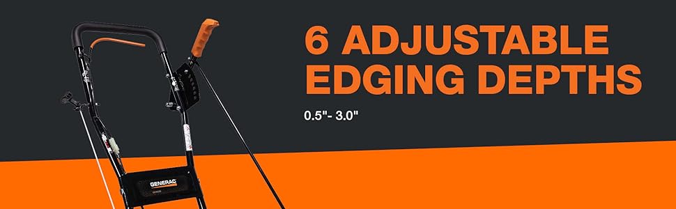 9" edger. generac. gas powered