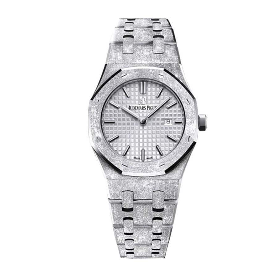 audemars piguet royal oak frosted gold grey dial automatic 67653bc gg 1263bc 01 replica