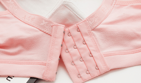 Nursing bra with wide back and 4 rows of stitches