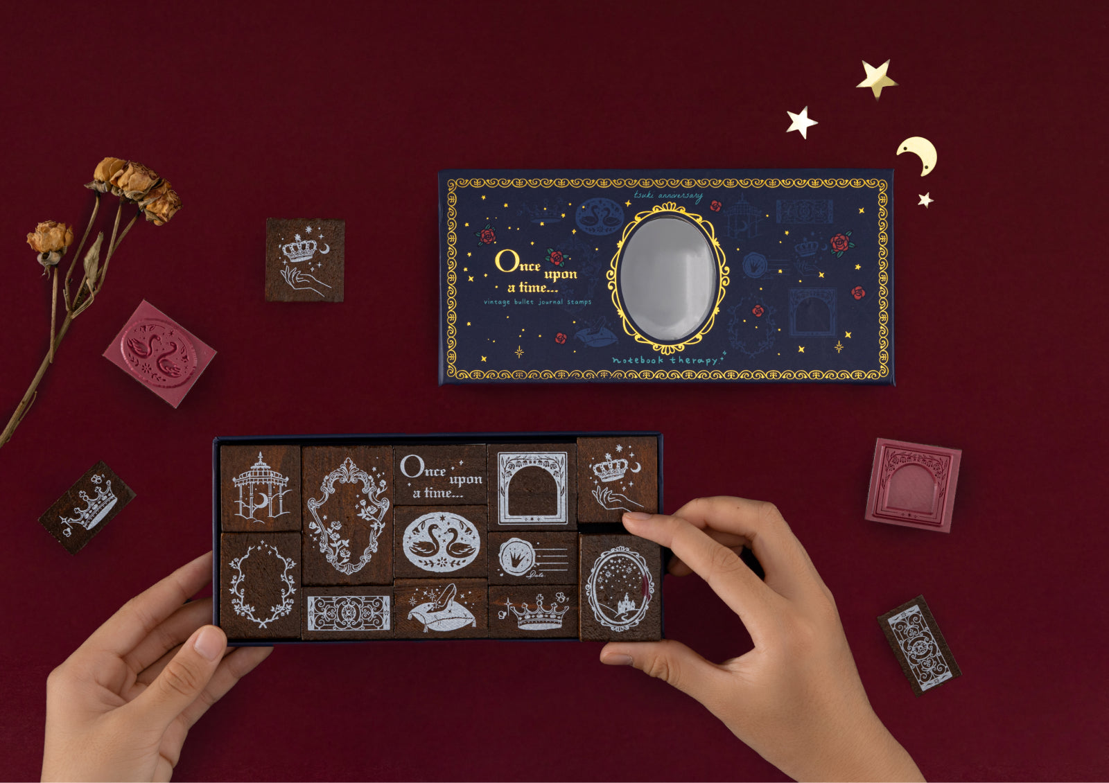 A photo of Tsuki Once Upon a Time stamp set