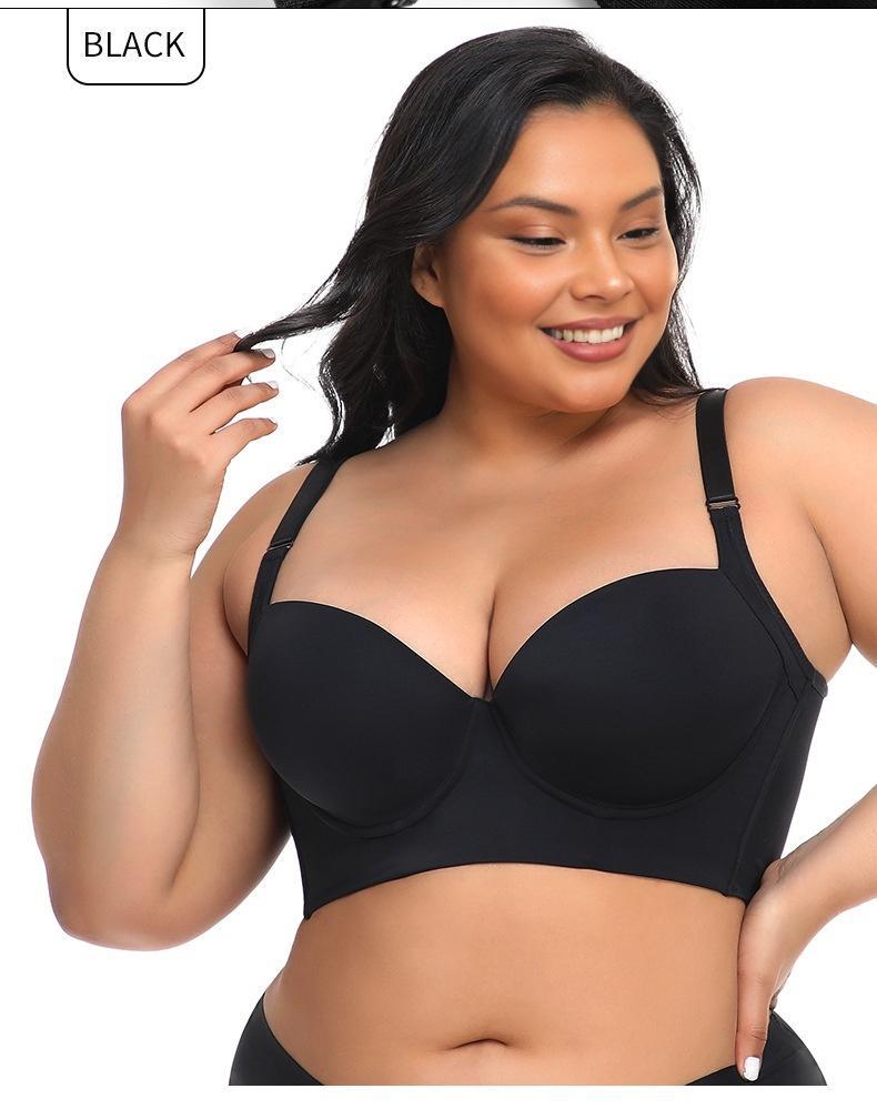 New-Plus size girls' bra, comfortable, slimming and anti-sagging