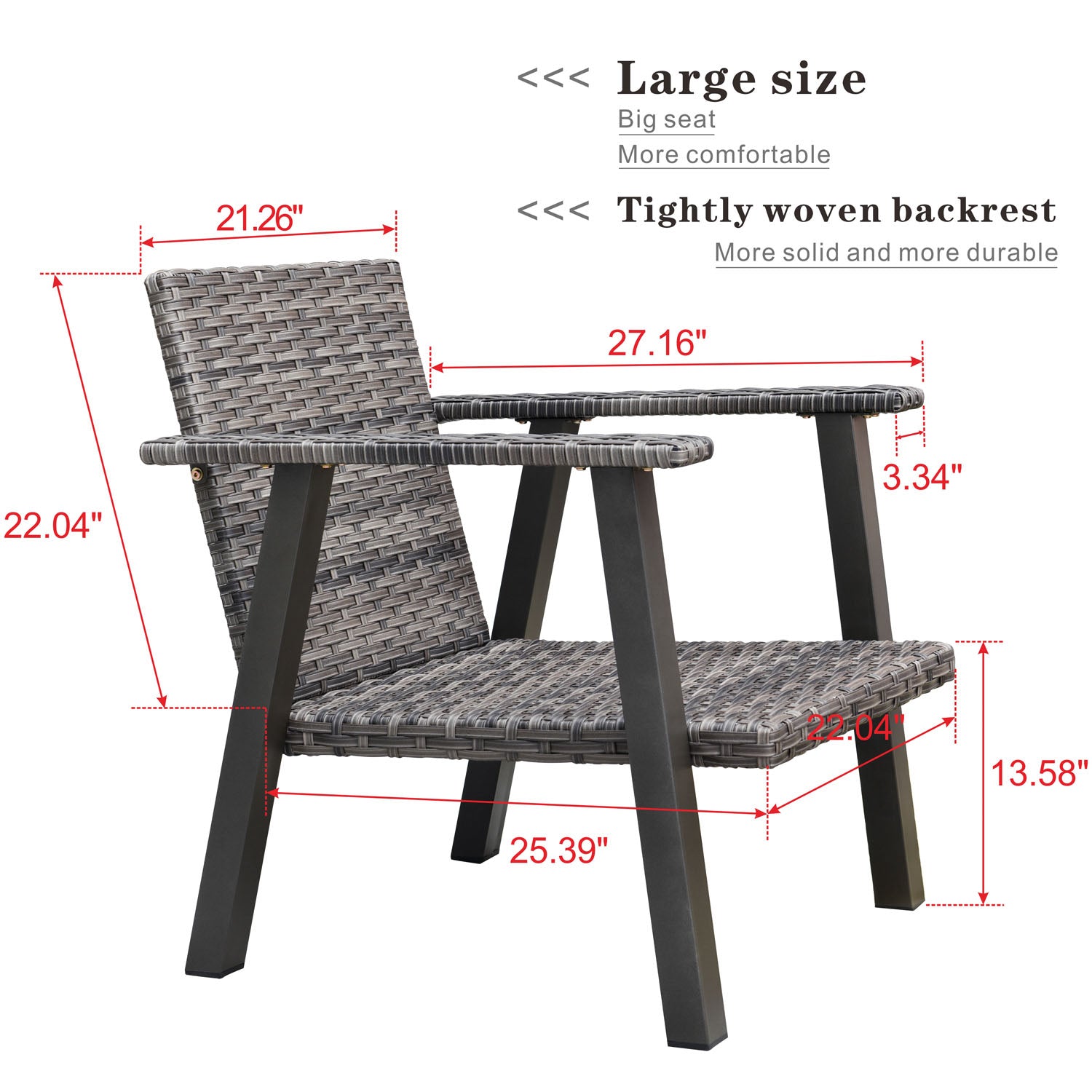 Ovios Patio Conversation Set 5 Piece