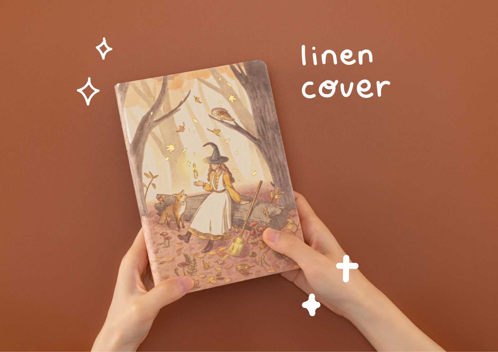 Tsuki Four Seasons: Autumn Edition 2024 bullet Journal with the box and sticker