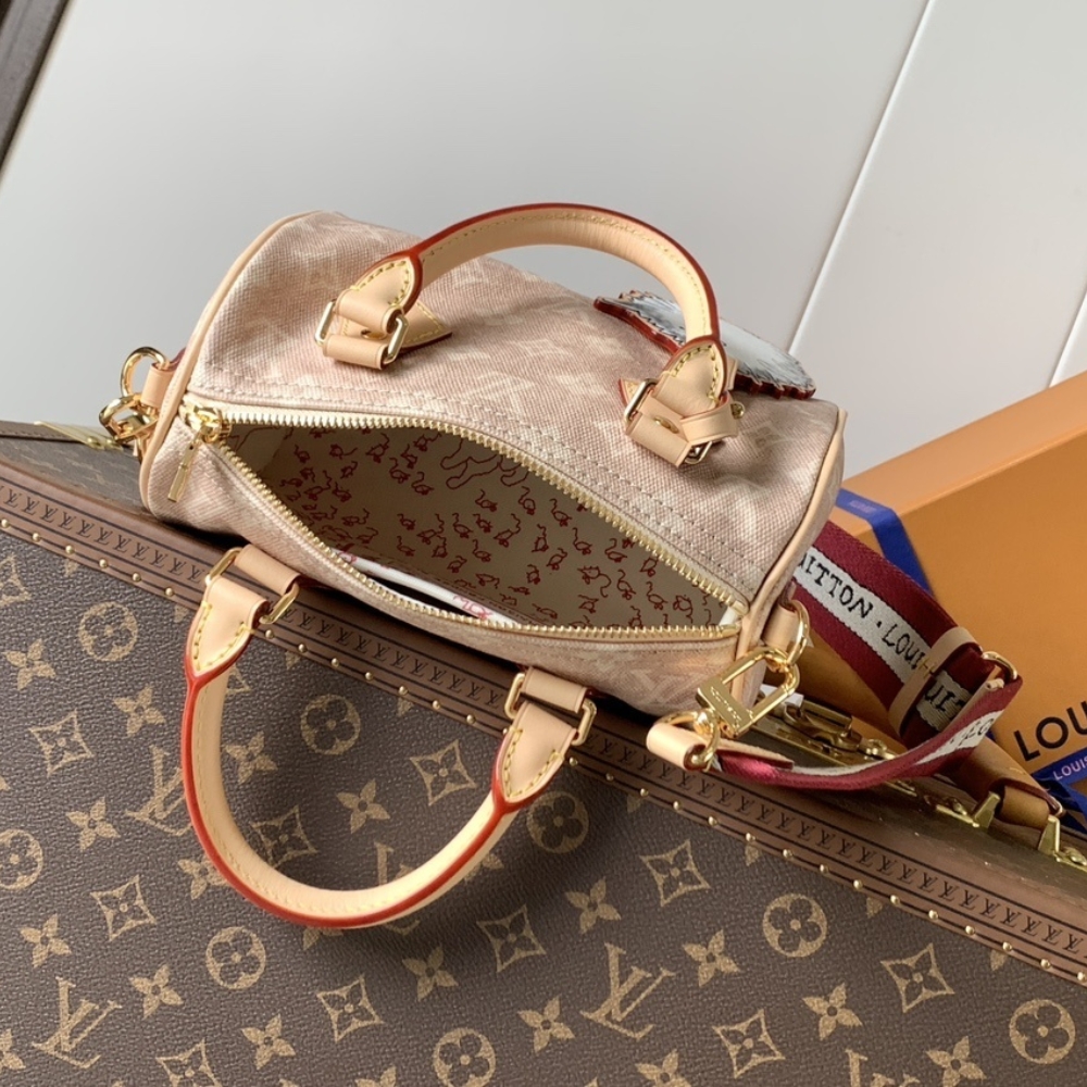 Louis Vuitton Speedy Bandoulière 20 Meowgram Pale Pink 20cm M15151 - Image 9