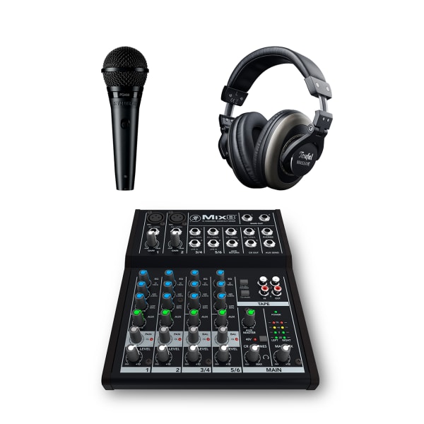 Galerie Bild 1 von 8 Mackie Mix8 + Teufel MASSIVE + Shure PGA58