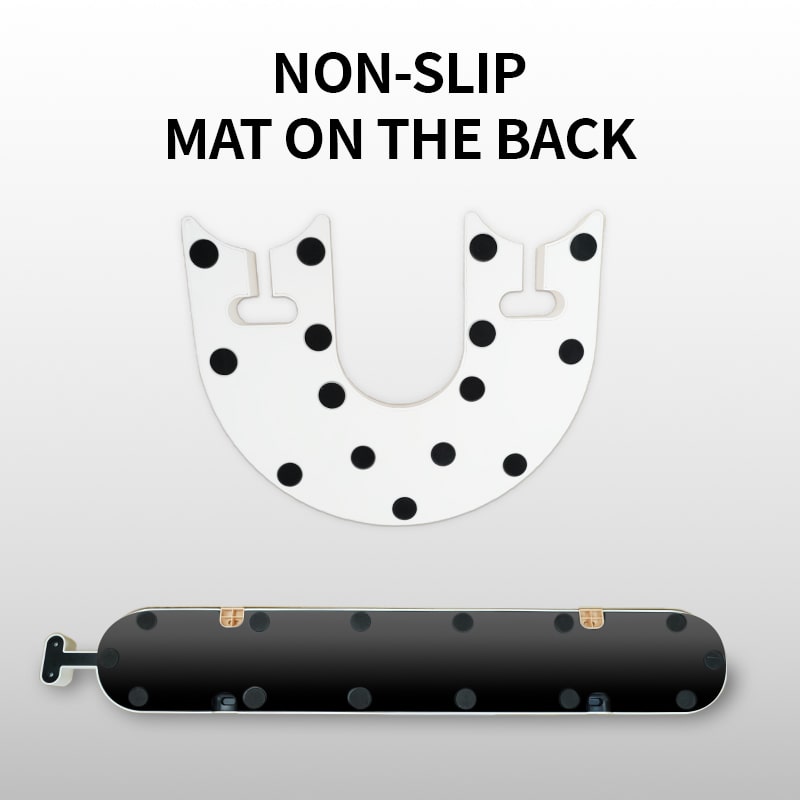 Waist trainer machine showing non-slip points on the base
