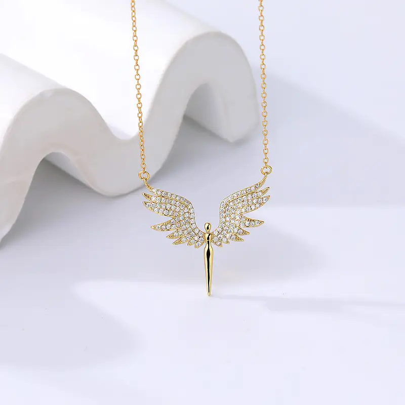 Angel Wings Necklace-mysite-KissLila