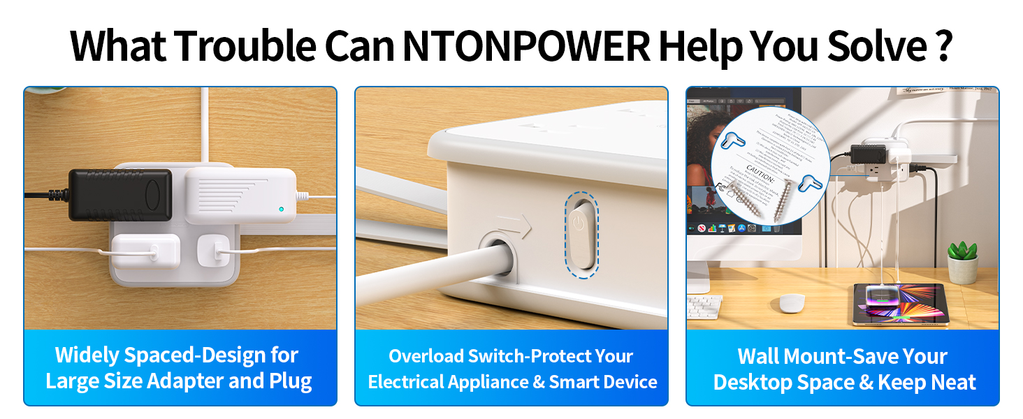 Wall Mount Power Strip