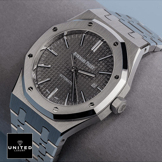 Audemars Piguet Royal Oak Selfwinding Gray Replica gray background