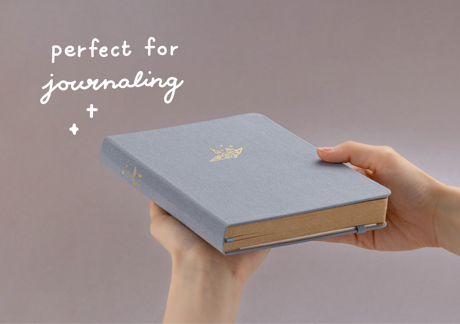 A photo of Tsuki Journey in Japan Origami Dreams Kraft Notebook