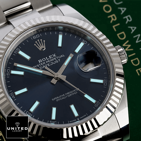 Rolex Datejust 126334 Steel Blue Luminous Dial Replica