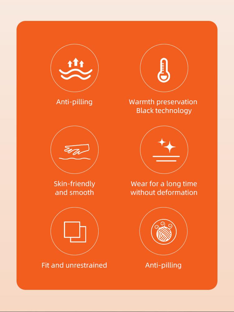 Plush 4-Piece Thermal Underwear Set - Soft Warm Long Johns for Winter Indoor Outdoor Wear Fleece-Lined Elastic Comfortable Moisture-Wicking Sweat-Absorbing Durable Base Layer