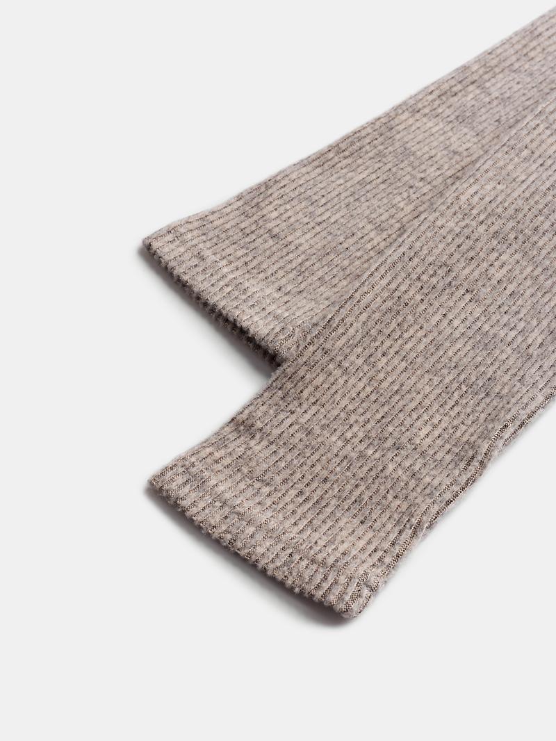 Women's Autumn Winter Set, Knitted Boat Neck Top with Buttons & Ribbed Long Pants, Casual Loose Fit for Ladies