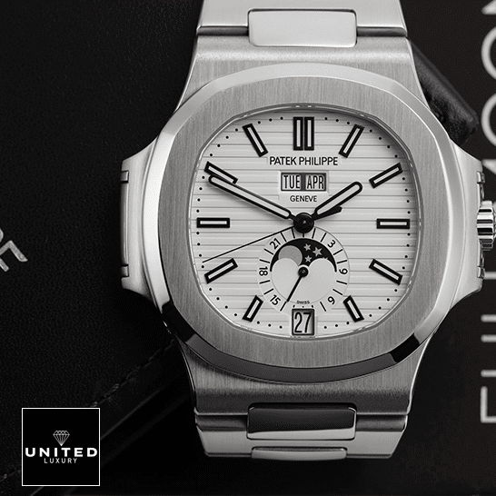 Patek Philippe Nautilus White Dial 5726 Replica front view