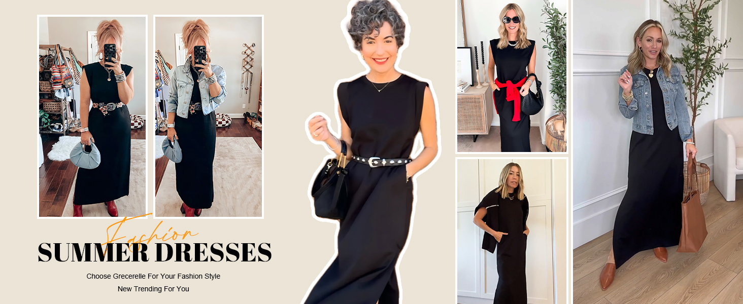 black maxi dress match tips with belt, handbag, sneakers, flats, jacket
