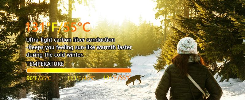 Norwell Heated Hoodie Jacket with 7.4V/3A 5000mAh Battery Pack, Dual Control 5Heat Zones LED Waterproof Comfort Basic Winter Clothes Men, Plus Size Women's Clothing - Black