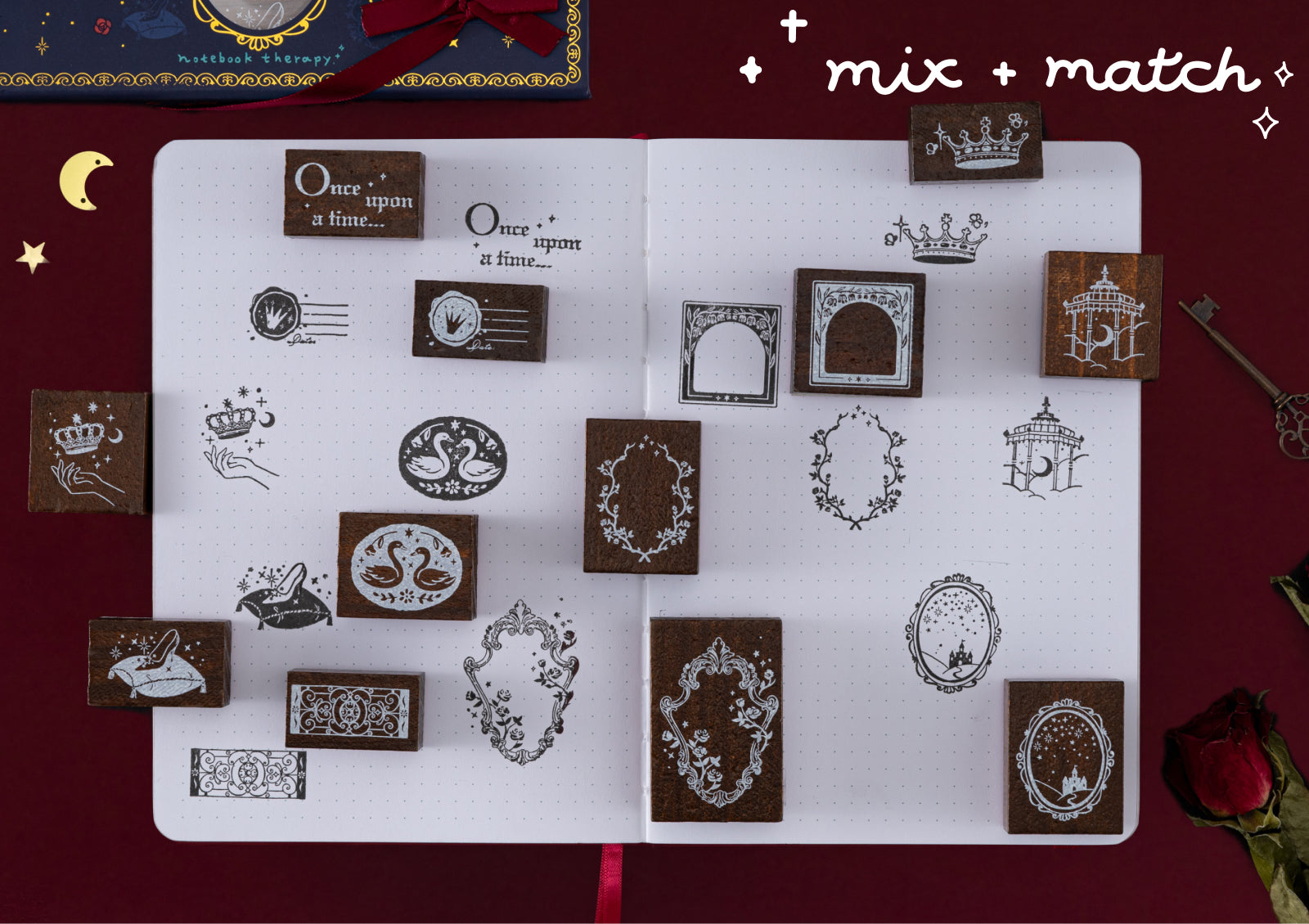 A photo of Tsuki Once Upon a Time stamp set