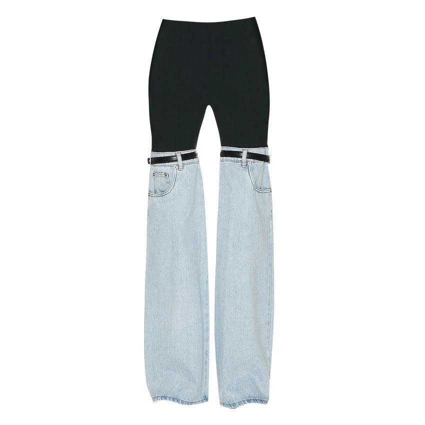 Dream Architect High-Waisted Straight Wide-Legged Chic Pants