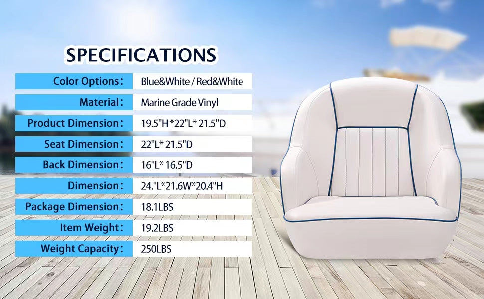   Pontoon Boat Seat