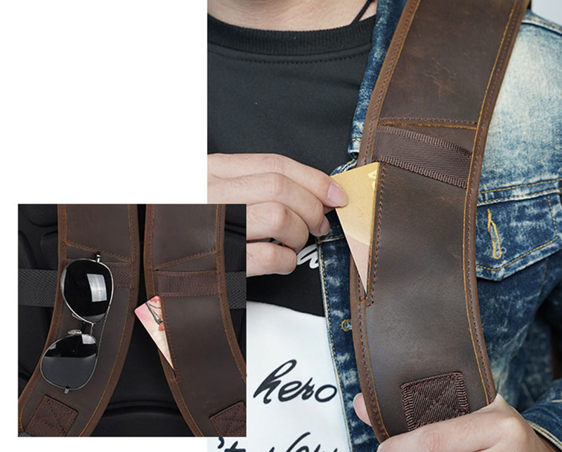 Backpack handstrap slot