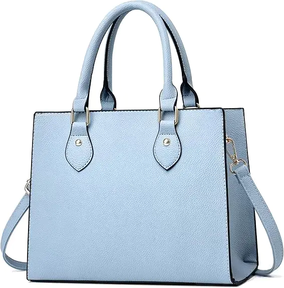 CHICAROUSAL 女式斜挎包和手提包 PU 皮革手提包顶部提手挎包单肩包