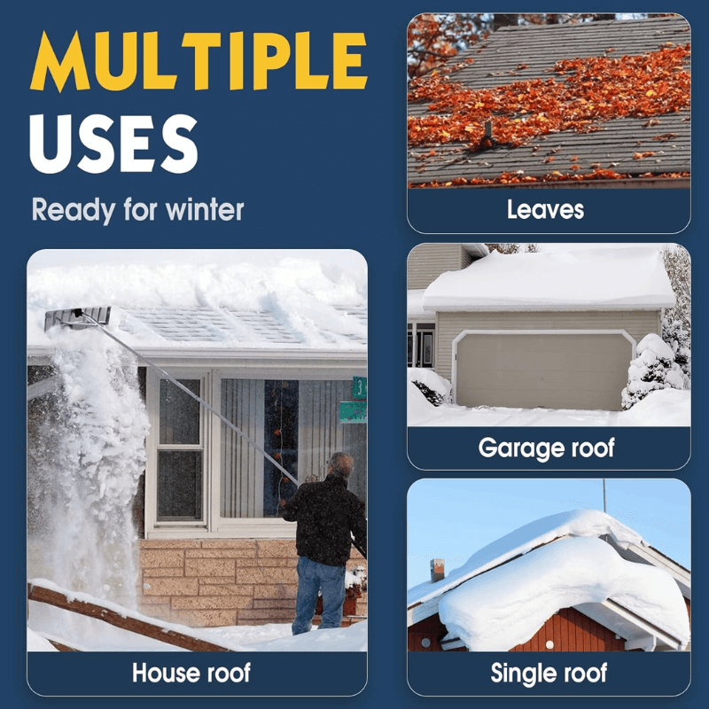 26inches snow roof rake itoolmax multiple use