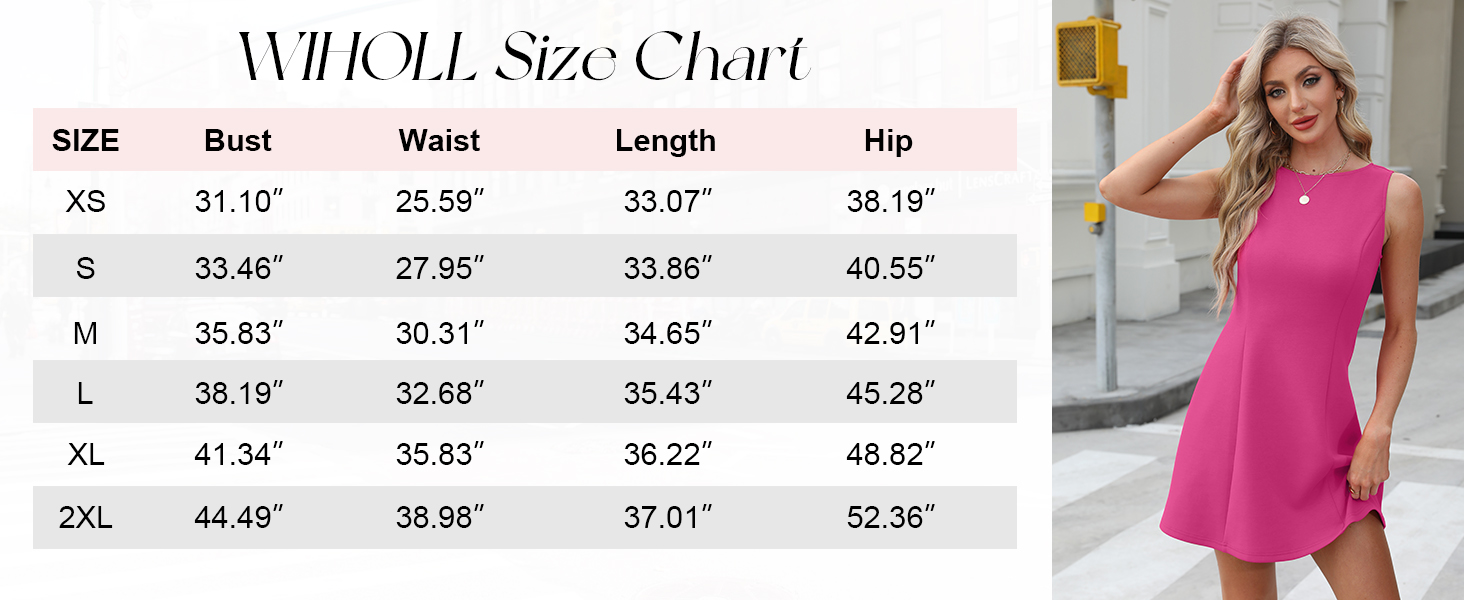 Womens Dress Size Chart
