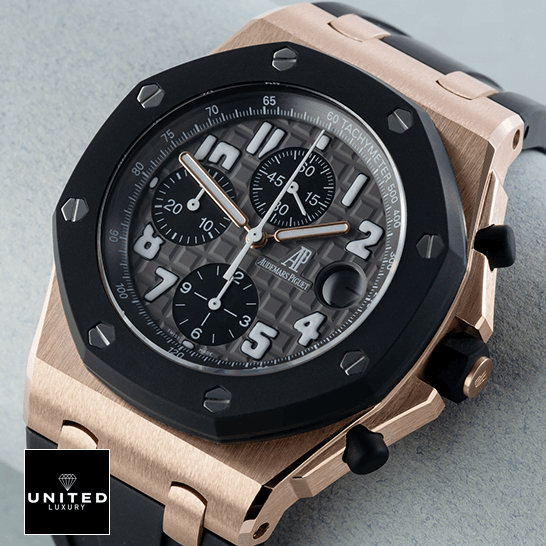 Audemars Piguet Royal Oak Black Dial 25940OK.OO_.D002CA.01 Replica white background
