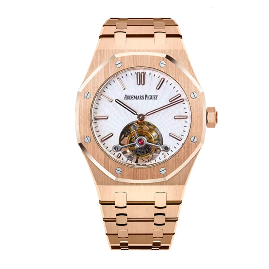 audemars piguet royal oak tourbillon white dial 20180803ap004 replica 1