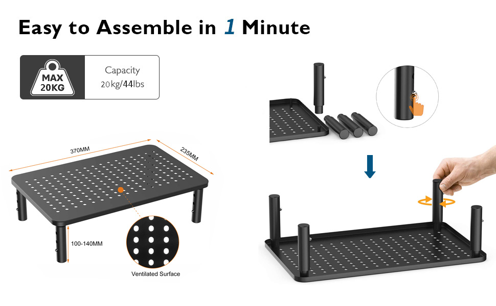 Suptek Computer Monitor Riser