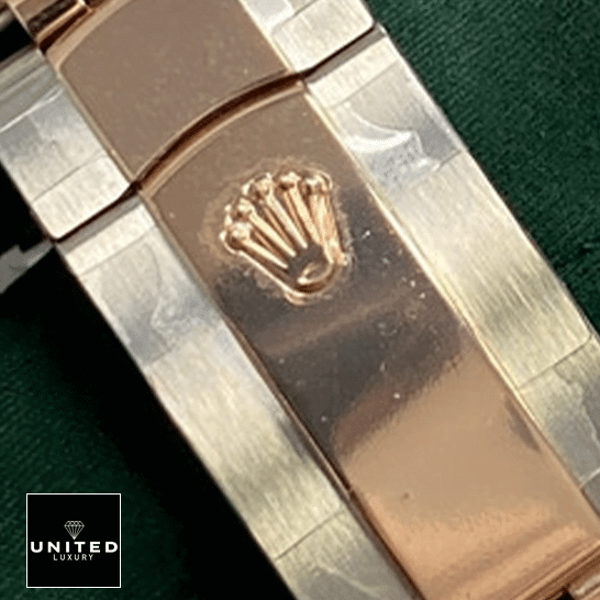 Rolex Datejust 126231 Two Tone Fold Clasp On the Rolex Logo Replica