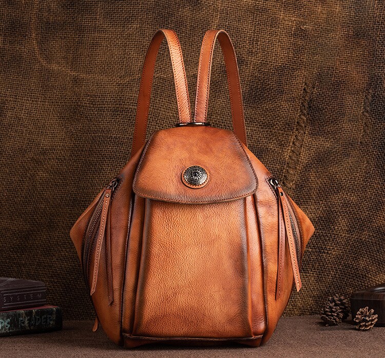 Product Display of Vintage Backpack