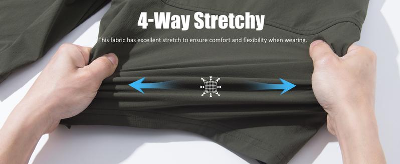 Product Introduction of MAGCOMSEN Men's Hiking Cargo Shorts 9" Quick Dry Lightweight Summer Casual Shorts for Men Work Golf Outdoor 5 Pockets Springtok 7