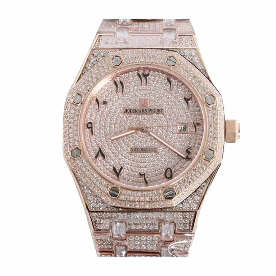 audemars piguet royal oak selfwinding 15400sr oo 1220sr 01 iced out replica 1