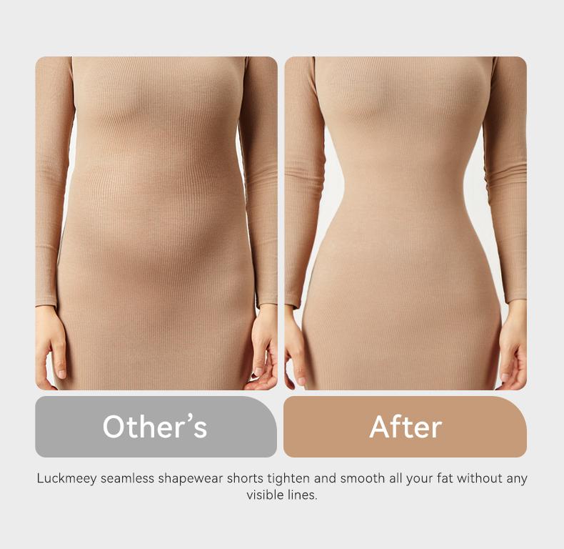 LUCKMEEY Tummy Control Shapewear Shorts for Women High Waist Body Shaper Seamless Design with Built-in Gusset Machine Washable Faja Body Shaper Springtok Outdoorfun Fabric Basic Minimalist Skin