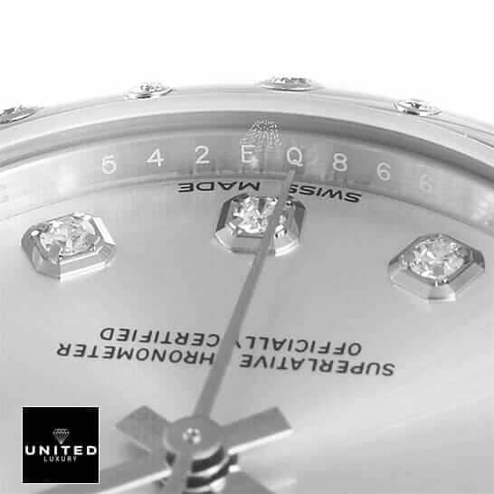 Rolex Datejust Diamond Dial Replica close view