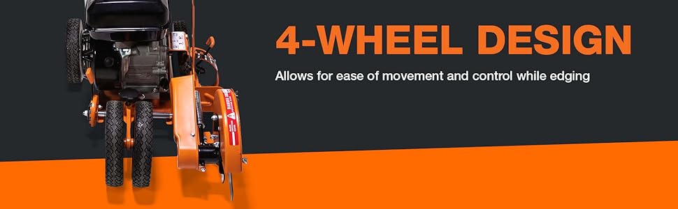 9" edger. generac. gas powered