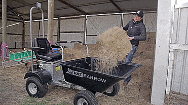 Rat Barrow Ride-on gemotoriseerde kruiwagen - Berijdbare kruiwagen met motor