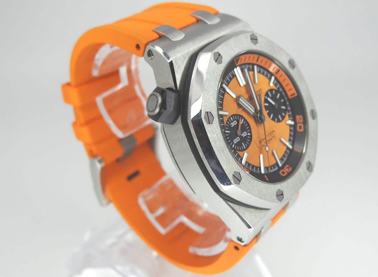 ap orange dial chronograph