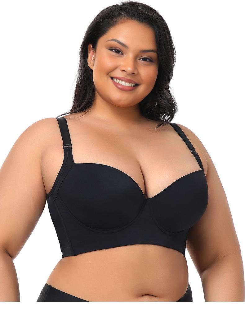 Plus size girls' bra, comfortable, slimming and anti-sagging