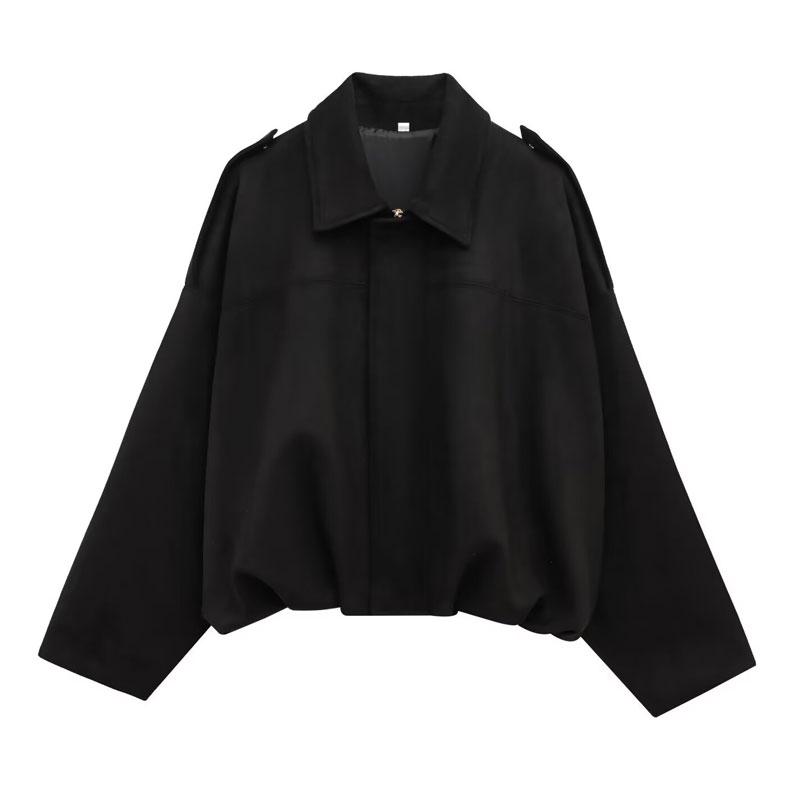 Women's New Aviator Jacket, Casual Zip Up Winter Jacket, Oversized Pilot Jacket Cropped Fit, 2025 Streetwear Short Jacket for Women, Womenswear